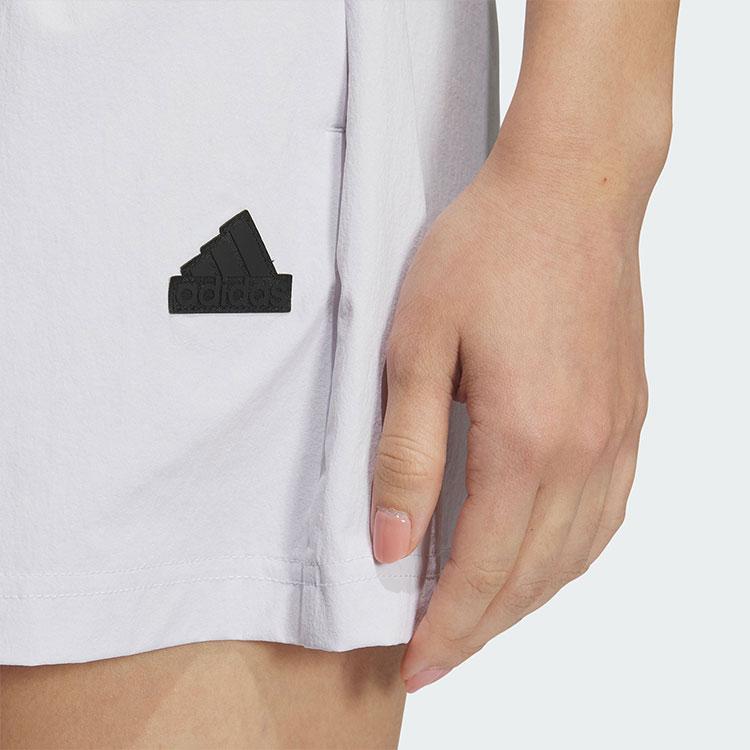 Adidas Sportswear Loose-Fit Casual Shorts Women Bottoms Grey IM8828