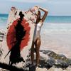 Anime Japan Retro Samurai Microfiber Printed Beach Towel Mountain Climbing Yoga Beach Swimming Running Absorbent Soft Towel