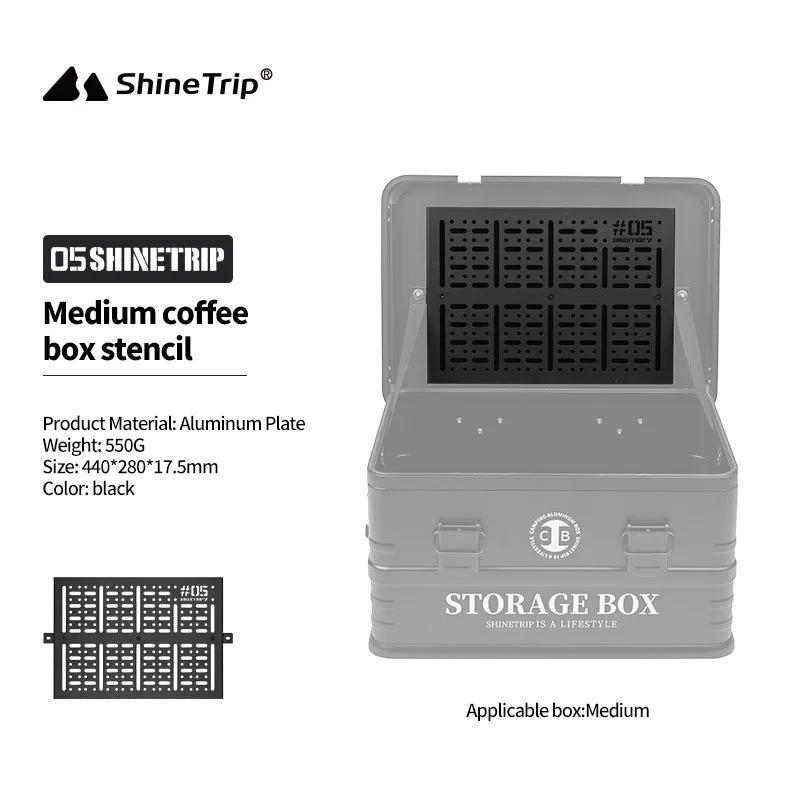 

ShineTrip Outdoor 05 Series Camping IGT Aluminium Case Lightweight Modular Combination Accessories with Aluminium Coffee Case