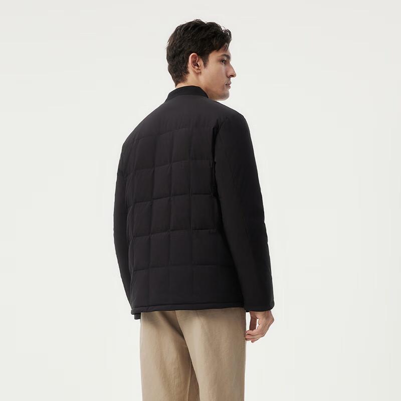 Tanboer Men's Short Collarless Down Jacket 310113A