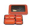 Wakaizumi Lackware ABS Lange Beilagen-Bento-Box mit Perlmutt-Glocke Innen Hitzebeständig T-182 (Groß) 9 Zoll (rot) 1-419-5