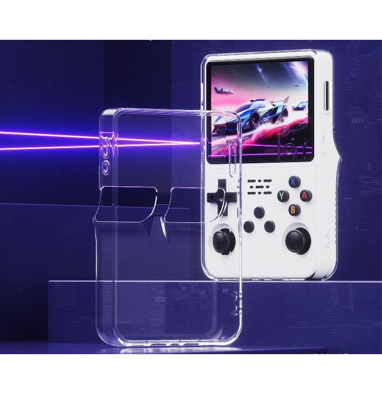 Clear Case for R36S Retro Handheld Game Console 2025 New Thin Slim Lightweight Scratch Proof Durable Protection TPU Cover