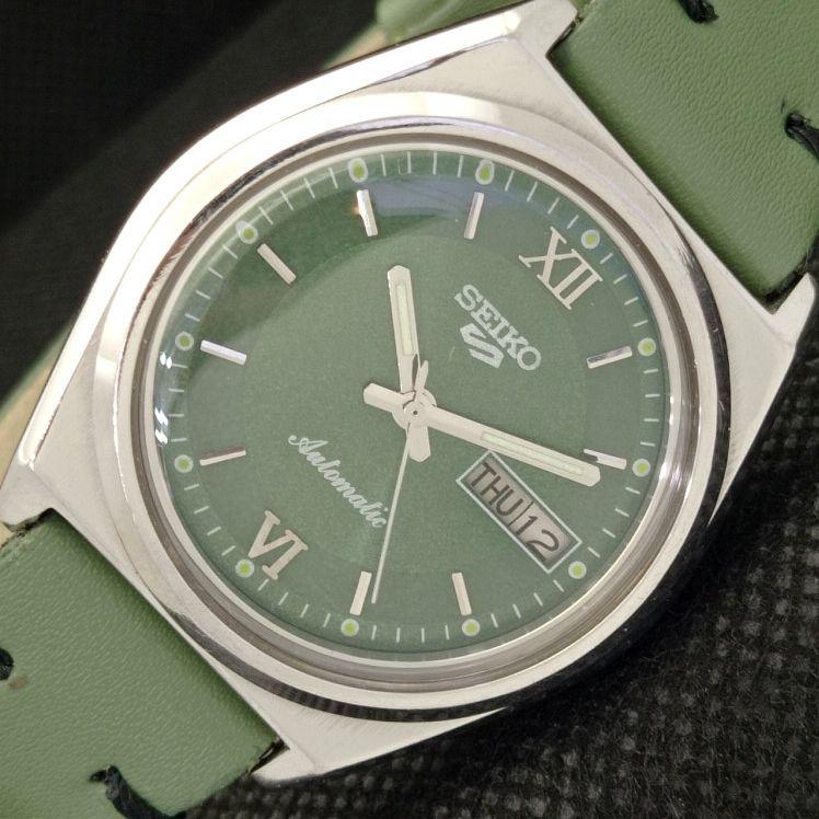 

Б/У винтажные часы SEIKO 5 AUTOMATIC 7009A JAPAN MENS D/D GREEN WATCH 604-a314014-9 SKU604-a314014
