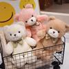 Kawaii Cute Vibrant Multi-Colored Bow Tie Bear Doll Plush Toy 30Cm Hug Bear Doll Birthday Gift Pillow Teddy Bear Home Living Room Bedroom