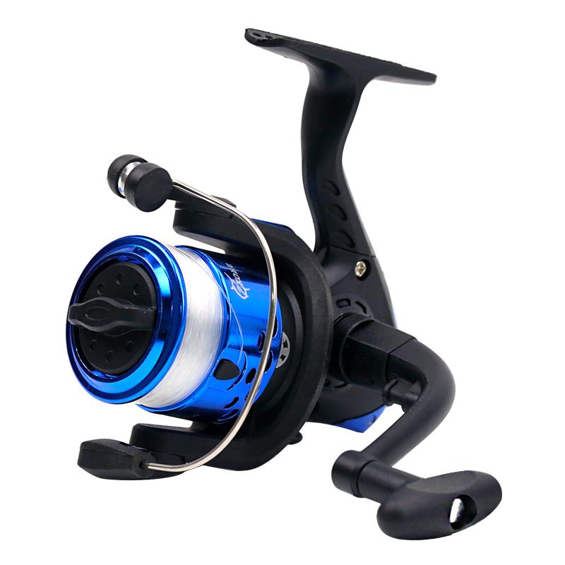 High Quality Fishing Spinning Reel with Line Mini Ice Fly Fishing Reel Size 200 Spinning Wheel Carp Fishing Reel 200
