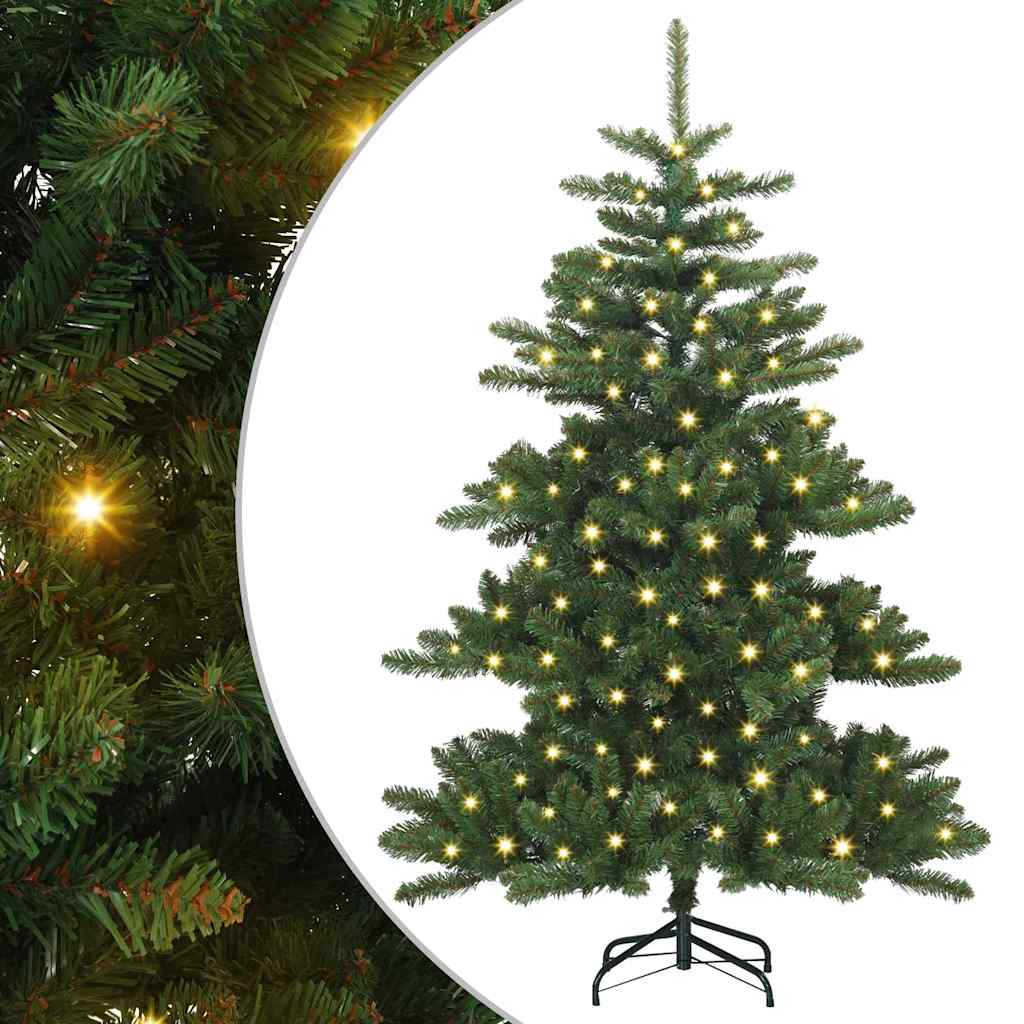 Artificial Foldable Christmas Tree Green 150 Cm PVC and Steel