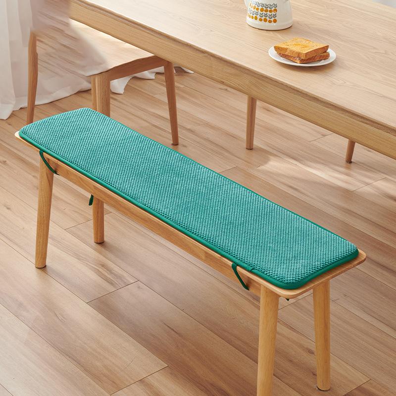 

Подушка для длинной скамьи из вельветовой губки, мягкая подушка для сиденья табурета, зимняя утолщенная подушка для длинной скамьи, подушка для сиденья из дерева и картона 30x80cm