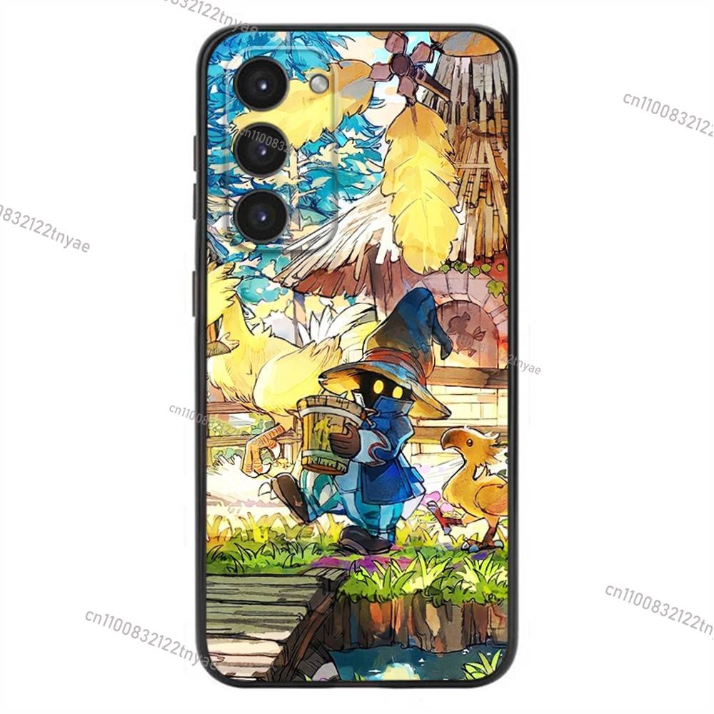 M-Moogle Final Fantasy Vivi Phone Case For Samsung Galaxy A20,21s,22,31,32,52,53,72,73,80,91 Soft Liquid Silicone Black Cover