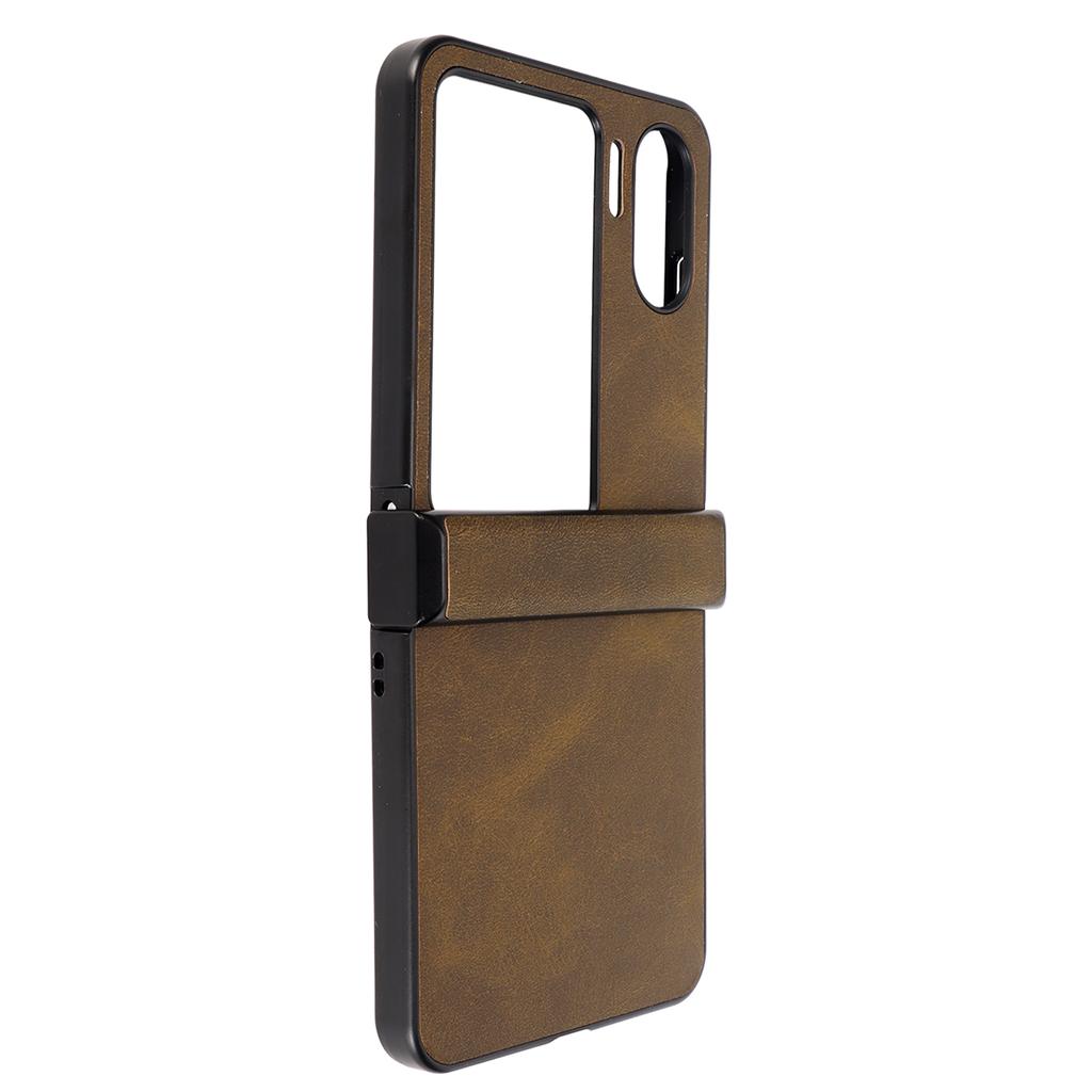 Case for Oppo Find N2 Flip Synthetic Leather Ultra Thin Shockproof Phone Protective Cover for Oppo Find N2 Flip