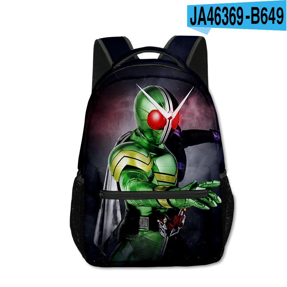 Fashion Novelty Cool Kamen Rider student Bookbag Notebook Backpacks 3D Print Oxford Waterproof Boys/Girls Travel Backpacks