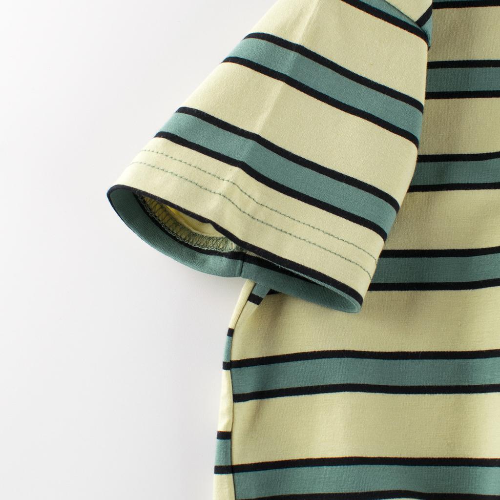 Boys' Striped Short Sleeved T-shirt Summer Children's Clothing Half Sleeved Top Baby Clothes