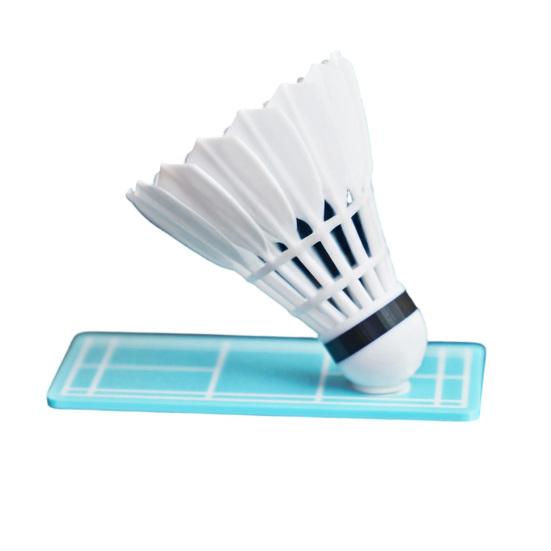 huaqianguhh Rotating Car Badminton Ornament with Swivel Mechanism, Shuttlecock Dashboard Decoration for Interior, Gift Sports Lovers