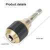 1/4\" Hex Shank Keyless Drill Chuck Carbon Steel Accessories