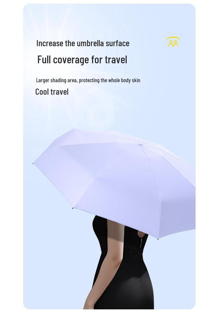 Ultra-light Capsule Sun and Rain Pocket Umbrella - Women's Sun Protection
