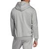 Adidas Sweatshirts Men's Gray Hooded Thickened Regular DU0495