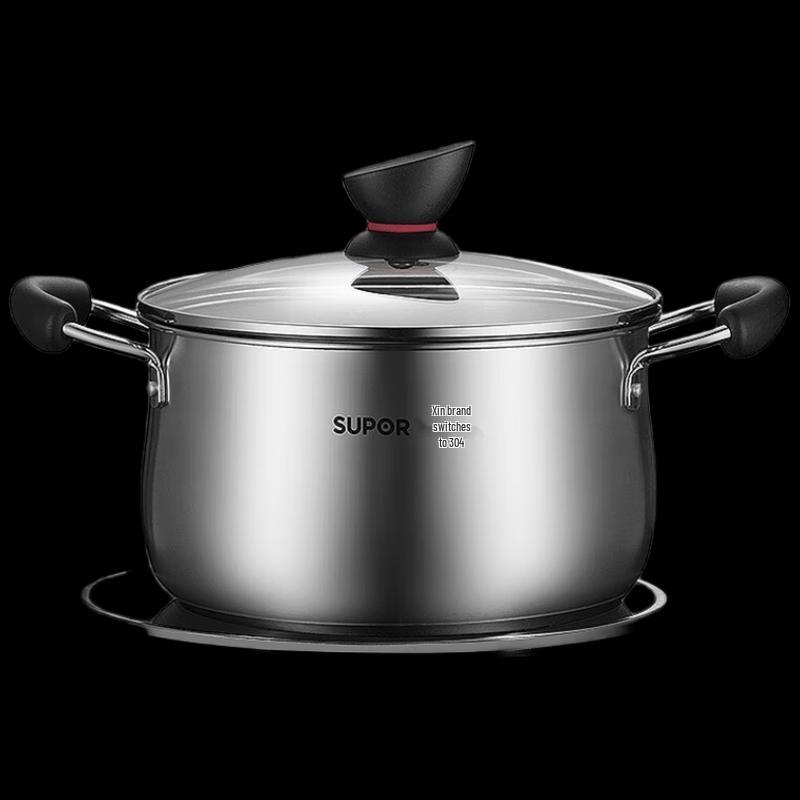 Supor 22cm 304 Stainless Steel Deep Soup Pot