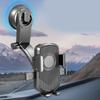 Dashboard Phone Holder Heat Resistant ABS Antislip Arms Vibration Proof Suction Base Design For All Car Models