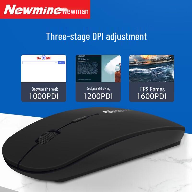 Newmine M-500 Wireless Ergonomic Office & Gaming Mouse