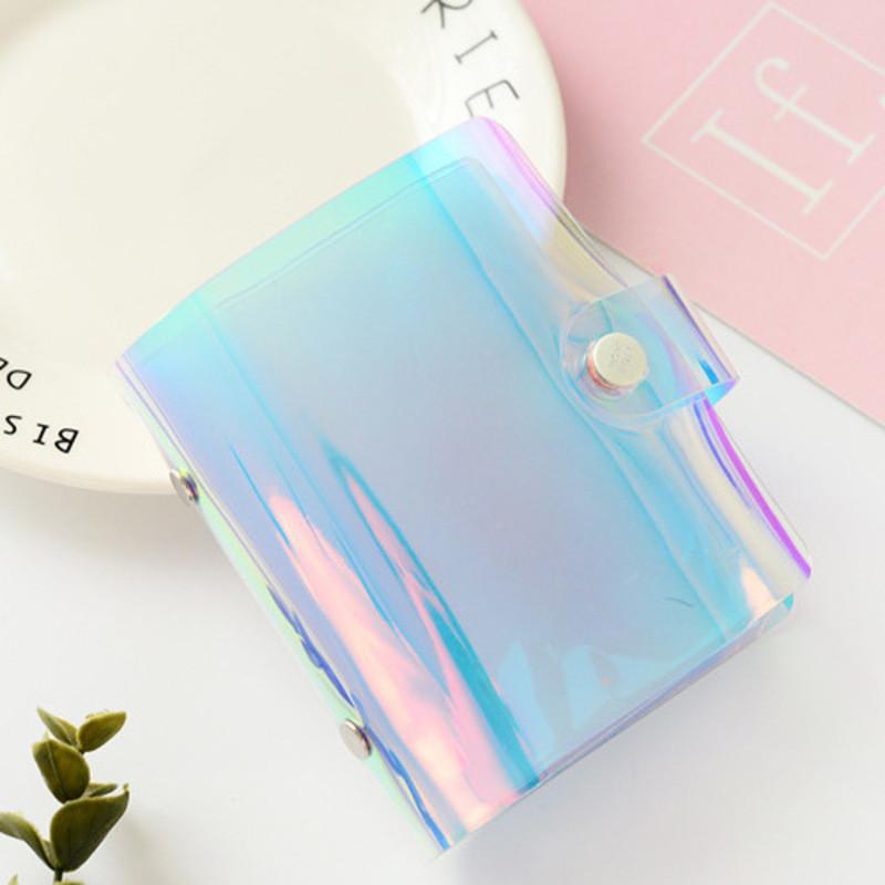 

Фотокарточка 36 карманов Папка-рукава Держатель Ослепительный лазерный Фотоальбом Карточки Ломо