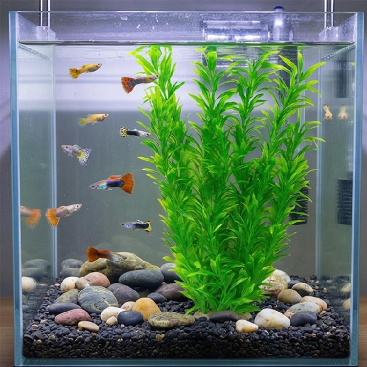 2lots Artificial Silk And Plastic Water Plant Colorful Simulated Underwater for Home Or Office Aquariums