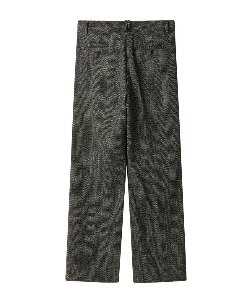 MOONSUN Unisex, Herringbone Slacks / Brown