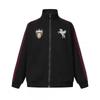 American Vintage Track Zip-Up Hoodie Embroidered Casual Sweatshirt Couple Style Teens
