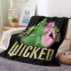 1Pc Magic Flannel Blanket, Soft And Comfortable, Casual Warm, Camping Travel, Christmas, Halloween Xmas Gift N14