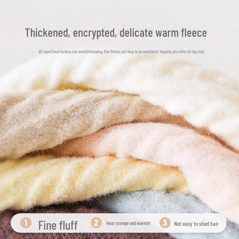 Knebeskyttere for barn høst/vinter: Tykke, høy elastisitet, komfortable, ikke-klemmende, australsk fløyel, varme klasse A-sokker.