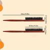 1PC Of Wooden Mouse Tail Comb Tear Comb For Hair Segmentation For edge Control Combing Back Smoothing And Fluffiness