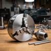 M12x1mm Thread 3 Jaw Lathe Chuck Aluminum Alloy Mini Lathe Chuck Set Lathe Jaw  Small Wood Lathe