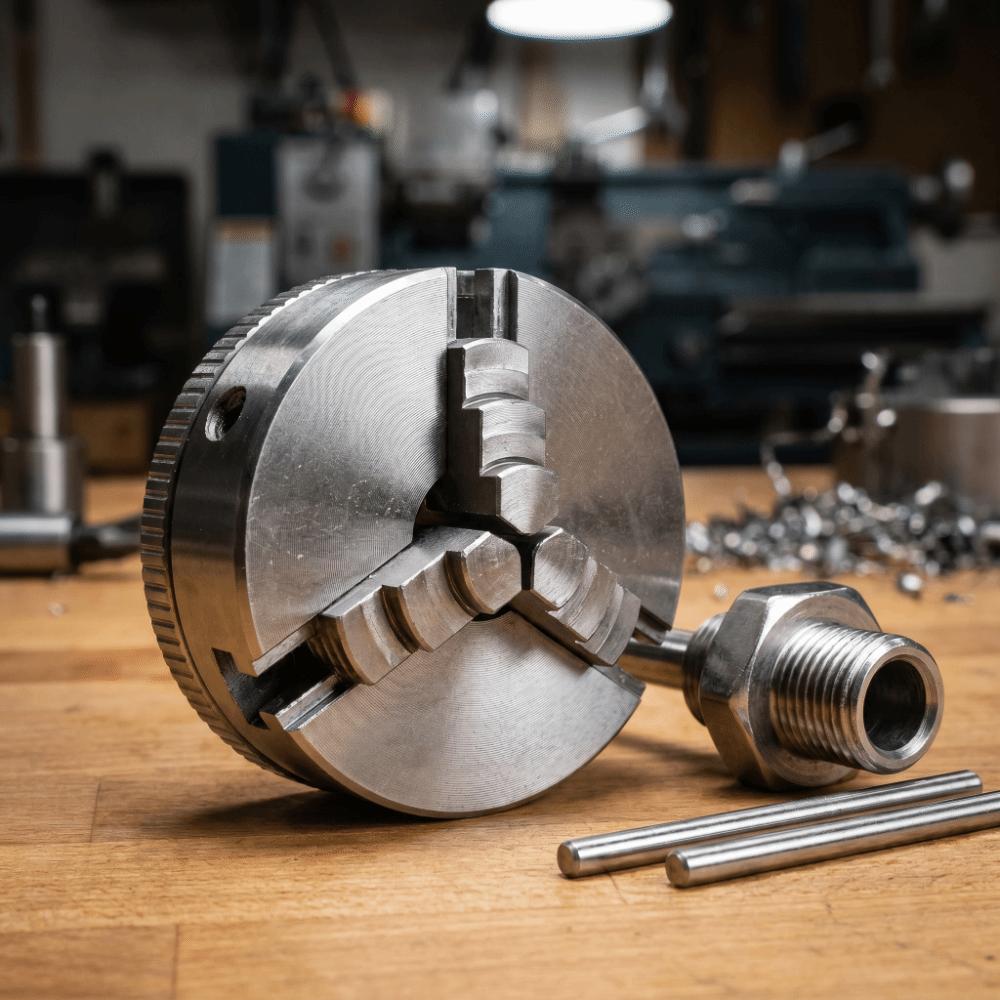 

Durable M12x1mm Thread 3 Jaw Lathe Chuck Aluminum Alloy 10x35mm Clamping Self Centering Lathe Chuck Lathe Jaw Lathe Work хакі