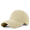 Spring and autumn large windproof baseball cap women's large head circumference large size washed hat medium men's wide brim cap
