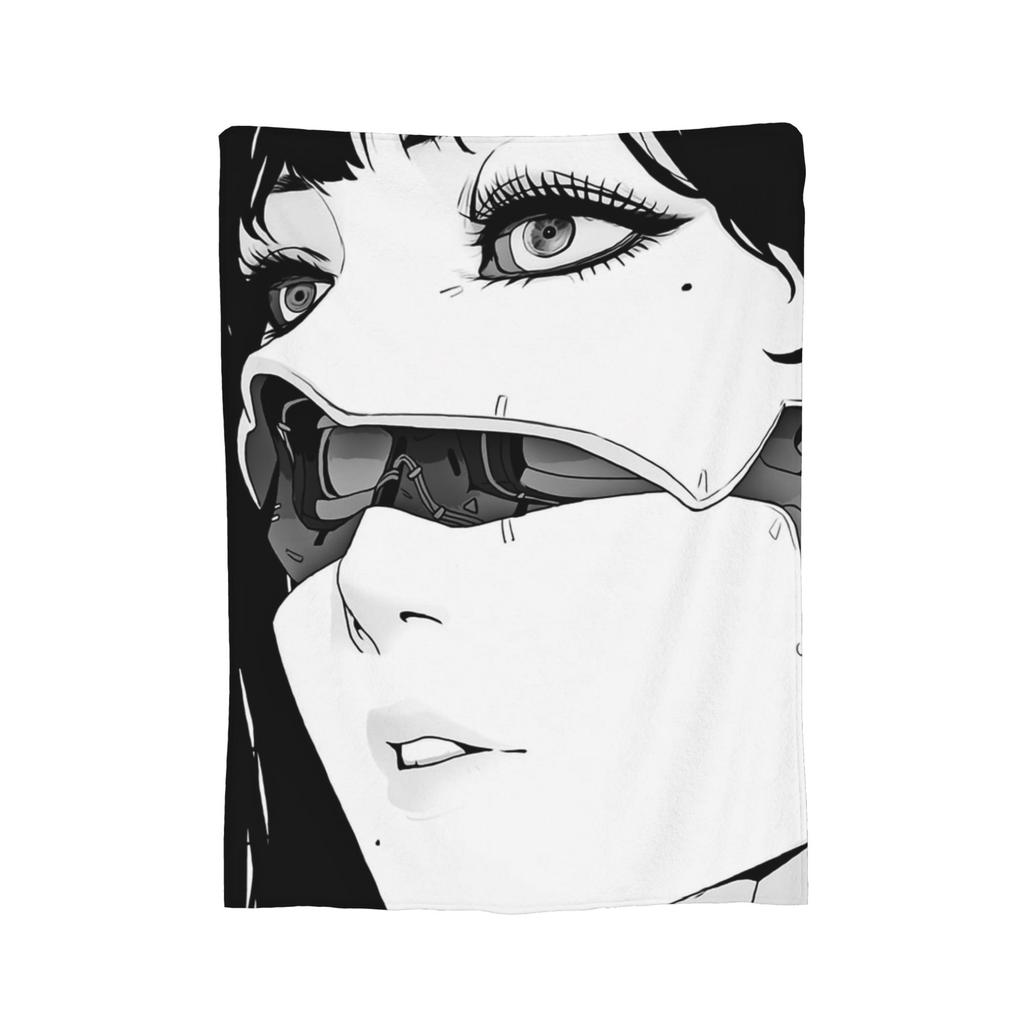 Motoko Kusanagi Ghost in the Shell Blankets Coral Fleece Plush Spring/Autumn Throw Blankets for Sofa Outdoor Rug Piece