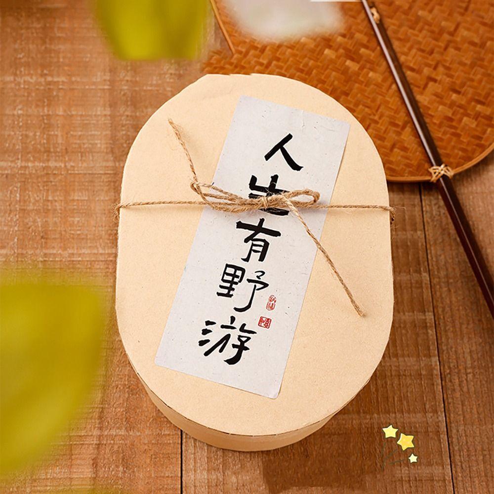 50PCS Best Wishes Packaging Box Sealing Labels Red White Blessing Sticker Wrapping Decals  Gift