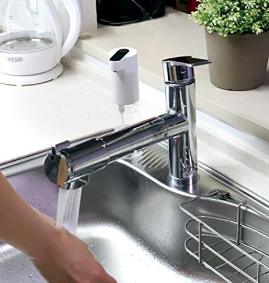 LITHON Automatic Soap Dispenser Foam 150ml Operation for Always Clean Soap - - (KSZ-003W) - Sterilizing, Automatic, No-Touch Safe,