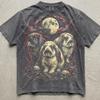 Goth Bunny Shirt, Gothic Rabbit Moon Tee, Holland Lop Bunny Shirt, Dark Cottagecore Graphic Tee, Spooky Bunny Gift, Halloween Shirt Gift