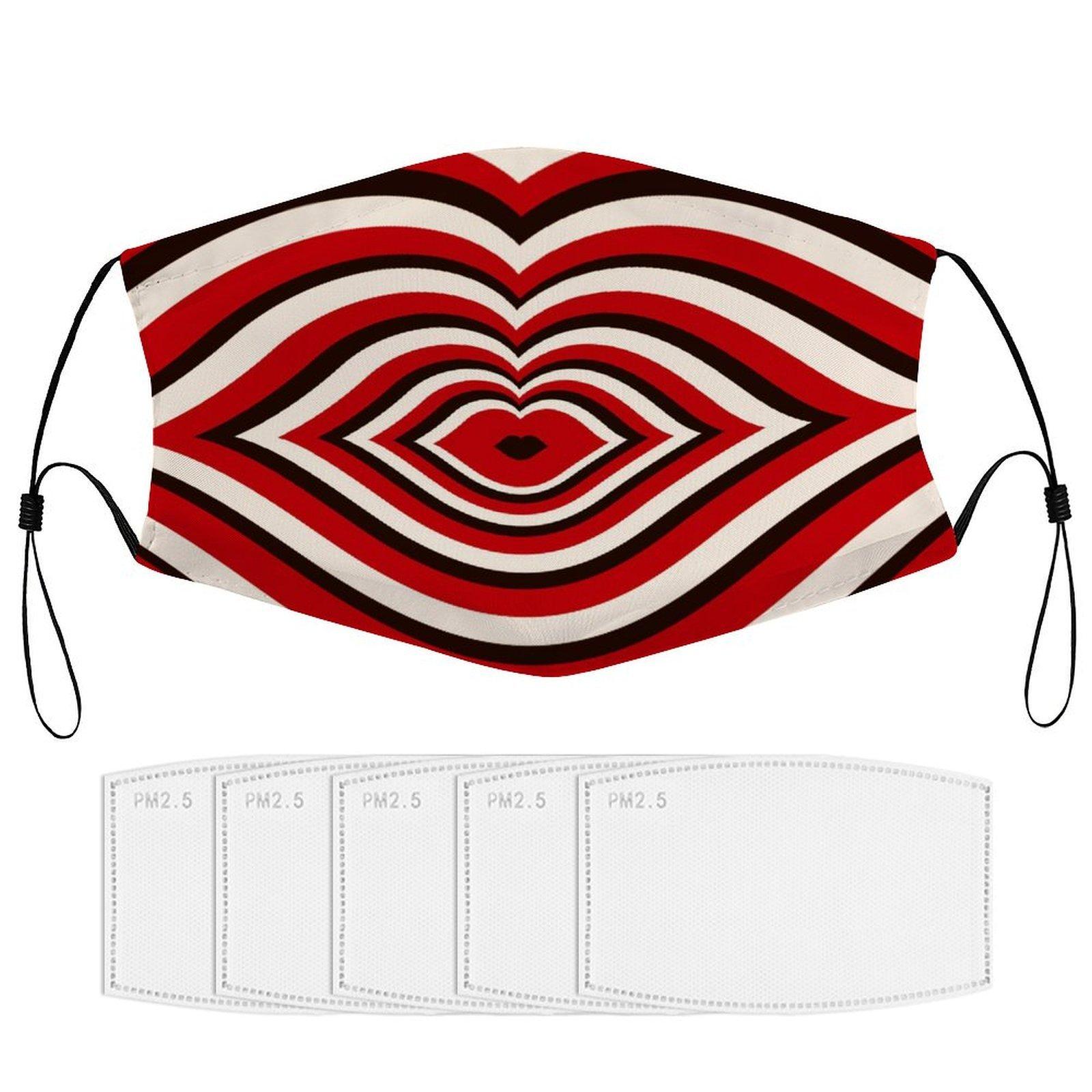 

1 упаковка пылезащитной маски для лица из эластичной нейлоновой ткани и 5/10/15 фильтрующих элементов, обеспечивающая дышащее и удобное покрытие для повседневной носки 5-Filters