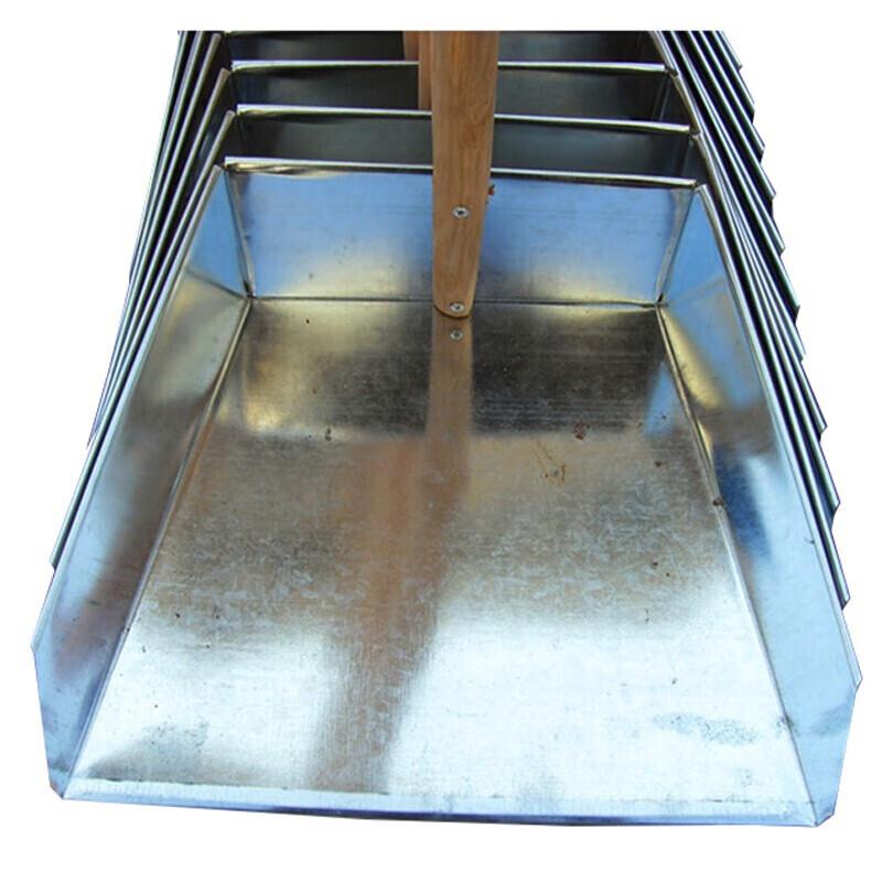 Homeglen Wooden Handle Iron Dustpan