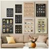 Kitchen Bars Cafe Posters Vintage Coffee Canvas Paintings Nordic Coffee Menu Wall Art Prints Pictures for Living Room Home Decor