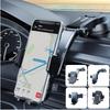 Car Phone Holder Dashboard Windshield 360° Rotation Phone Holder for GPS Navigation Secure Hanging With Extension Rod Bracket