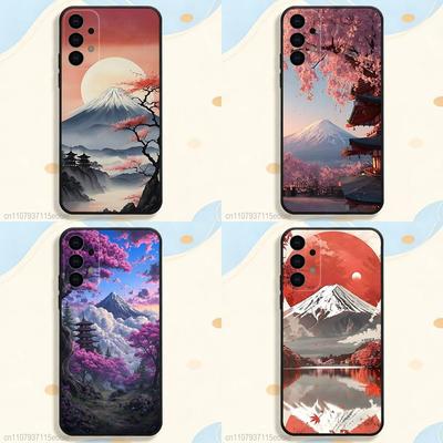 Japanese Mount Fuji Landscape Phone Case Silicone Soft For Samsung S26,S25,S24,S21,S22,S23,S30,Ultra,S20,Plus,Fe,Lite