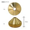Kameyama KOH Incense Holder 1 Piece & Plate, Yellow,