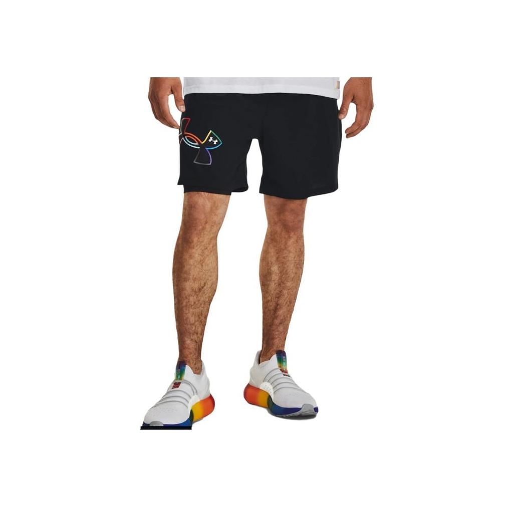 Under Armour Solid Elastic Shorts Men Shorts Black 1378910-001