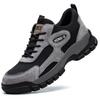Anti-puncture Safety Shoe with Steel Toe Cap Anti-slip Work Shoes Light Work Sneakers Construction Shoes Safety Boots for Man