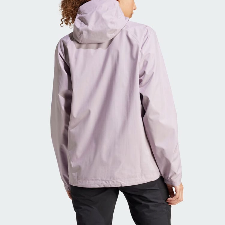 Adidas Waterproof, Windproof, And Rainproof Windbreaker Jacket Women's Lotus IP1485