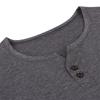 Herren T-Shirt für den Alltag, Sport, Arbeit, Basiskleidung, Sommer, Herren, einfarbig, Slim Fit, lässiges T-Shirt, kurzärmeliges Oberteil
