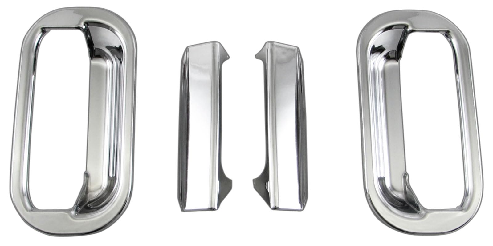 

BRIGHTZ Mitsubishi Fuso New Canter Chrome Door Handle Covers and Knob Plate Set [TRUCK-S-082] for Mitsubishi Fuso New Canter