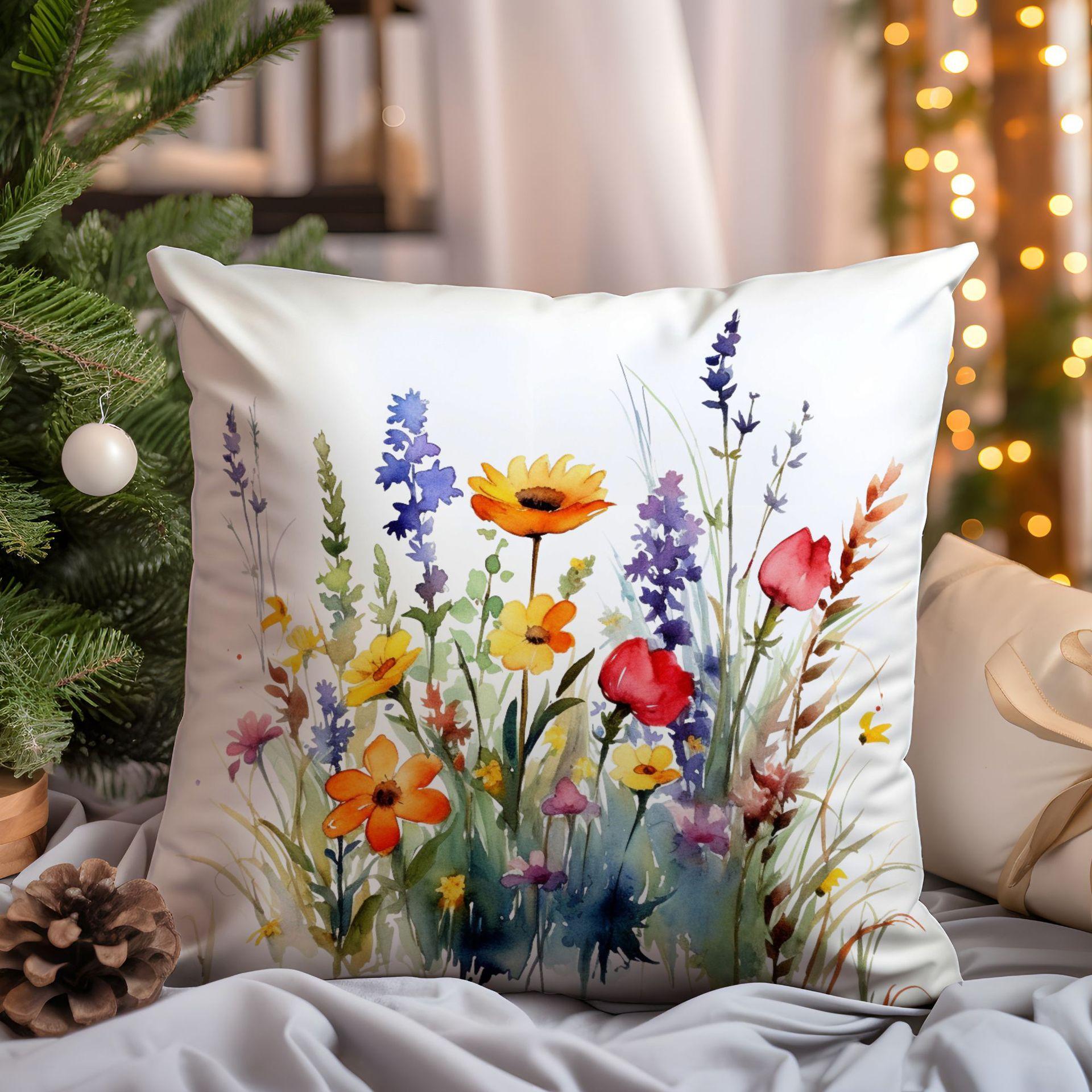 

Американская наволочка с растениями и цветами, бытовая подушка для дивана, автомобильная наволочка для балкона, украшение 45 * 45Cm without pillow core