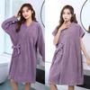 Bathrobes Are Soft and Absorbent Thickened and Wearable Bath Towels Adult Women's Home Hotel Bath Bathrobes Bath Skirts