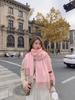 Scarf Women's Autumn and Winter Warm Thickened Solid Color Cashmere Scarf New Shawl Korean Version Scarf